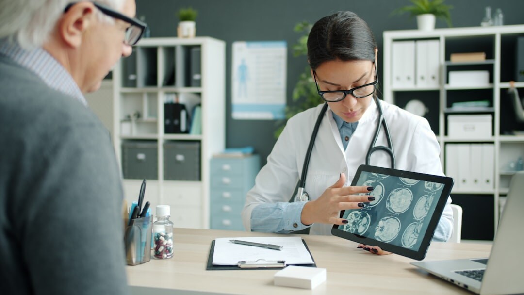 senior doctor consultation
